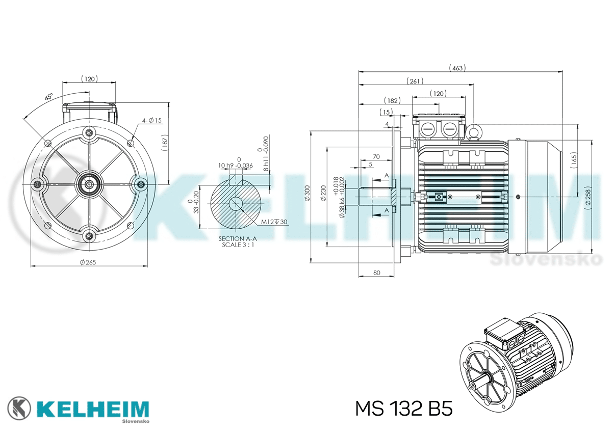 Elektromotor Kw Ot Ms M Kelheim Sk